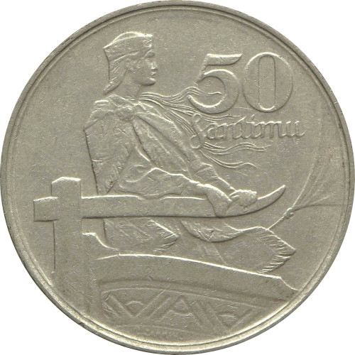 Latvia, 50 santīmi 1922