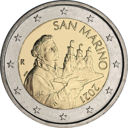 San Marino, 2 Euro 2021