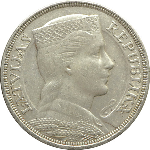 Latvia, 5 Lati 1929