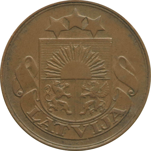 Latvia, 5 santīmi 1922