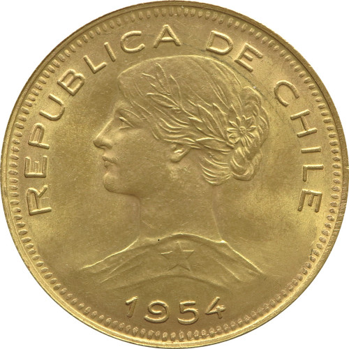 Chile, 100 Pesos 1954