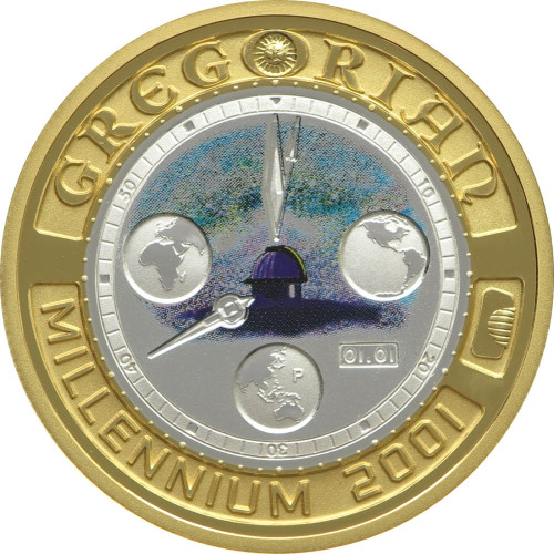 Australia, 20 Dollars 2001, Gregorian Millennium