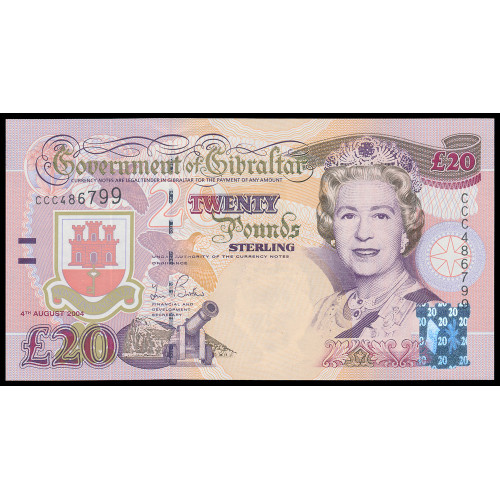 Gibraltar, 20 Pounds 2004, Commemorative