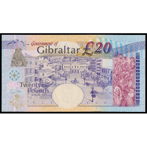 Gibraltar, 20 Pounds 2004, Commemorative