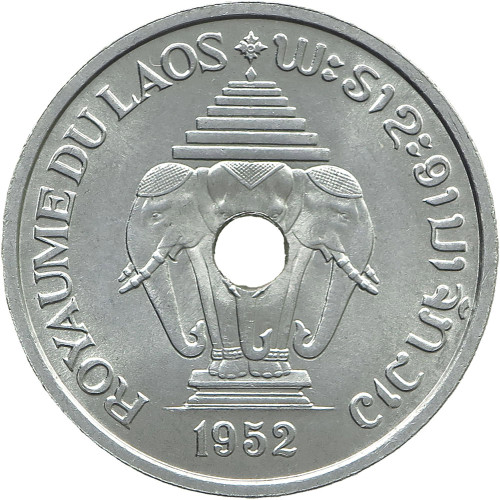 Laos, 20 Cents 1952