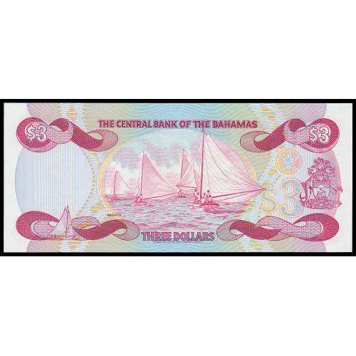 Bahamas, 3 Dollars 1974 (1984)