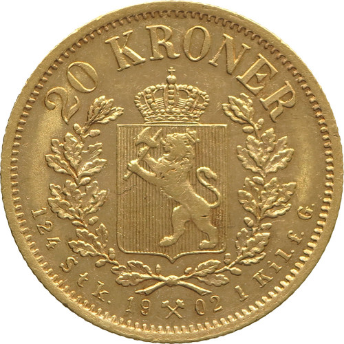 Norway, 20 Kroner 1902