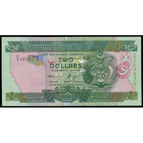 Solomon Islands, 2 Dollars 2011