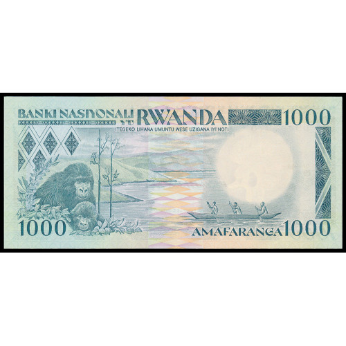 Rwanda, 1000 Francs 1988