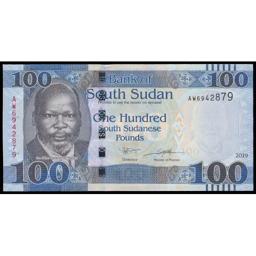 South Sudan, 100 Pounds 2019