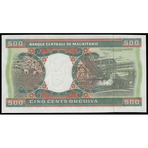 Mauritania, 500 Ouguiya 2002