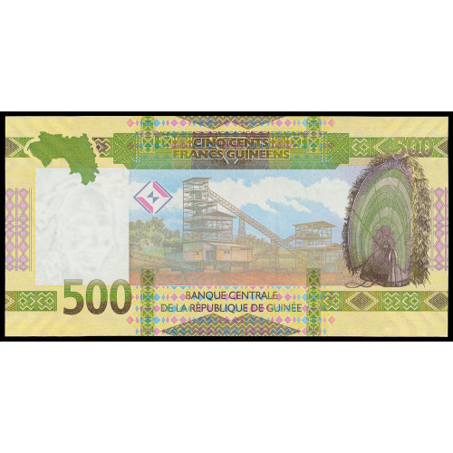 Guinea, 500 Francs 2022