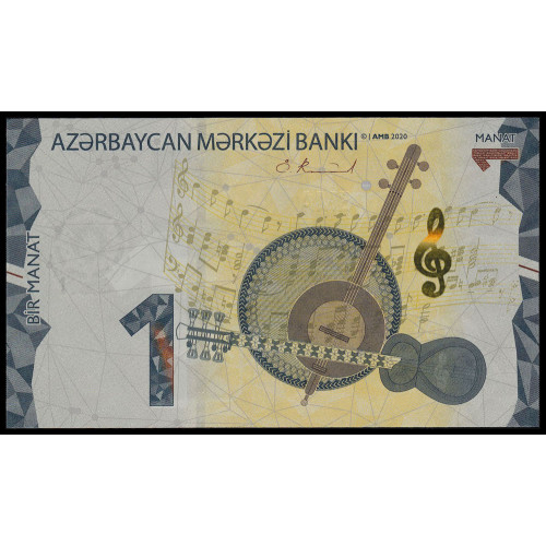 Azerbaijan, 1 Manat 2020