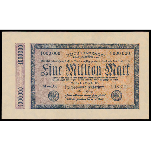 Germany, 1 000 000 Mark 1923