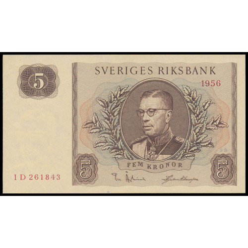 Sweden, 5 Kronor 1956-63