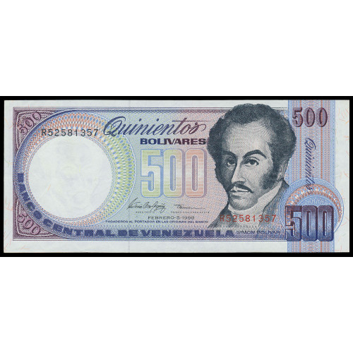 Venezuela, 500 Bolivares 1998