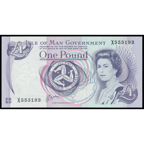 Isle of Man, 1 Pound 1991