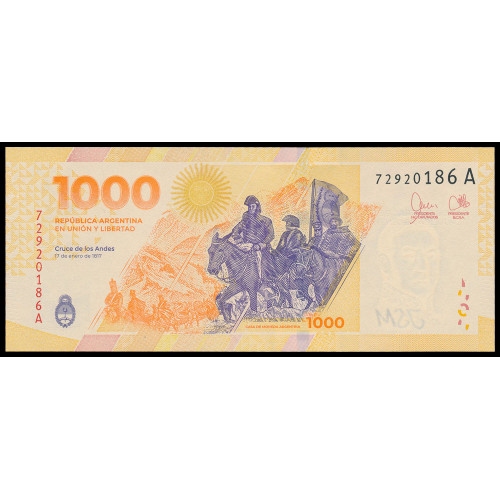 Argentina, 1000 Pesos 2023