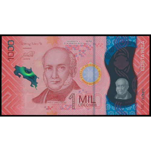 Costa Rica, 1000 Colones 2019 (Polymer)