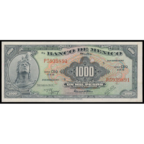 Mexico, 1000 Pesos 1977