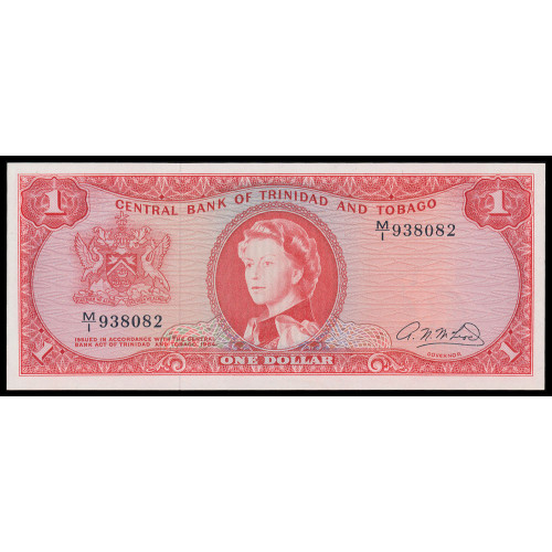 Trinidad & Tobago, 1 Dollar 1964, M/1 938082 (A.N. McLeod sign.)