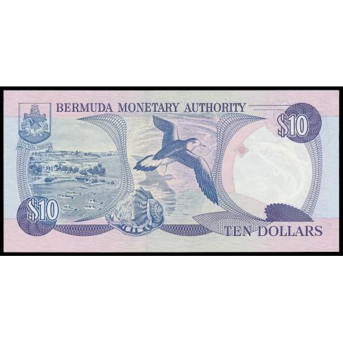 Bermuda, 10 Dollars 1996, B/2 000117 (low number)