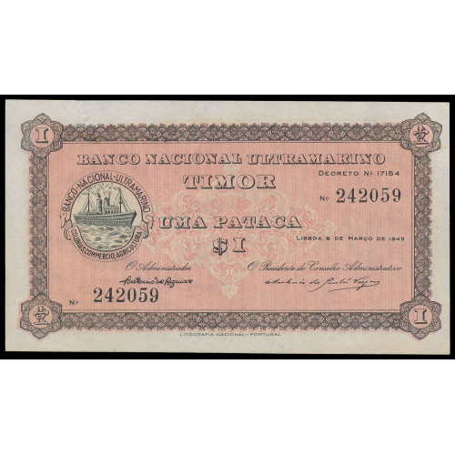 Timor, 1 Pataca 1945, 242059