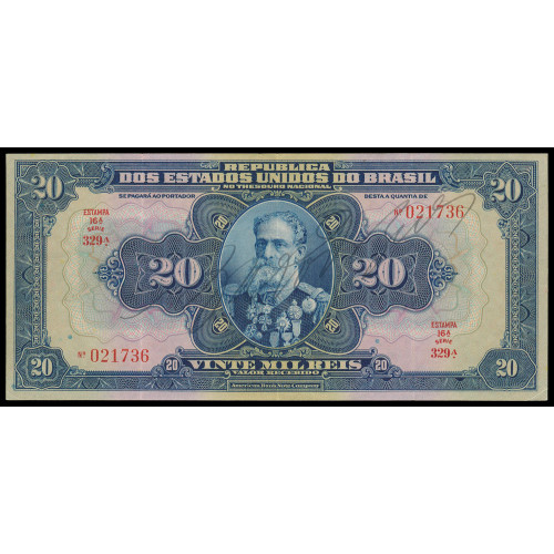 Brazil, 20 Mil Reis 1931, 021736