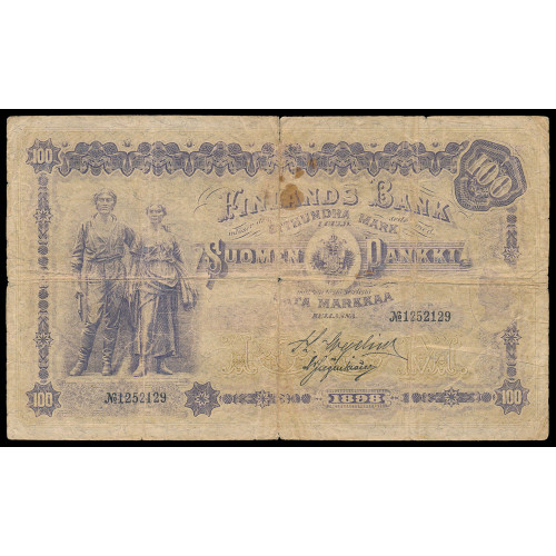 Finland, 100 Markkaa 1898, 1252129