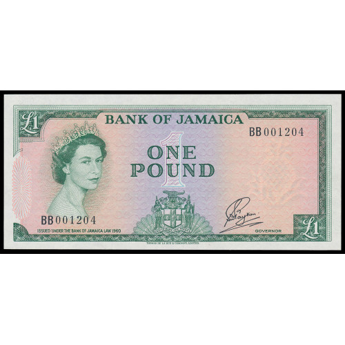 Jamaica, 1 Pound 1964, BB 001204