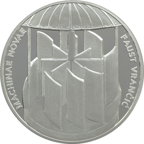 Croatia, 4 Euro 2023, Faust Vrancic’s innovations Coin (1 Oz)