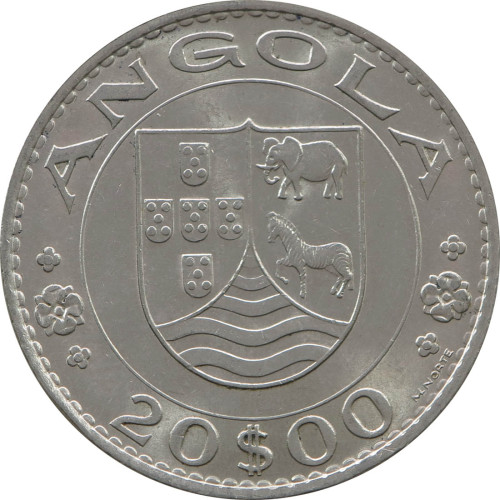 Angola, 20 Escudos 1971