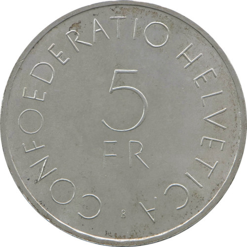 Switzerland, 5 Francs 1963, Red Cross Centennial