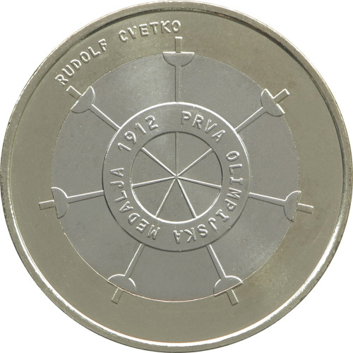 Slovenia, 3 Euro 2012, 1st Slovene Olympic Medalist