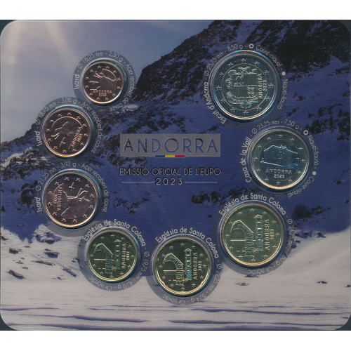 Andorra, Euro BU set 2023