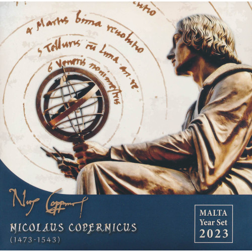 Malta, Euro BU set 2023, Nicolaus Copernicus