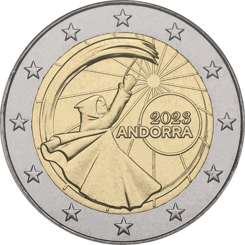 Andorra, 2 Euro 2023, Summer Solstice Festival