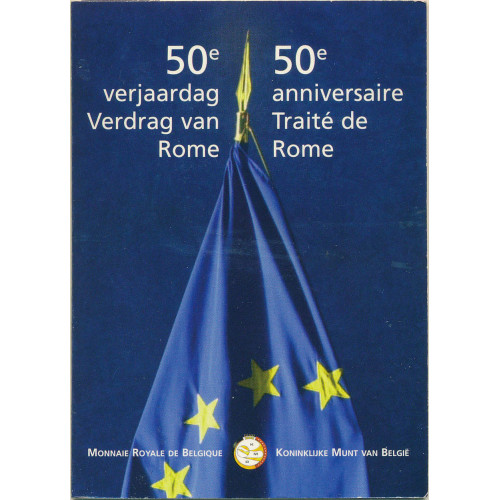 Belgium, 2 Euro 2007, Treaty of Rome (coincard)