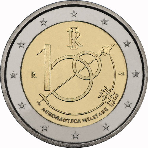 Italy, 2 Euro 2023, Air Force