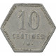 Reunion, 10 Centimes 1920