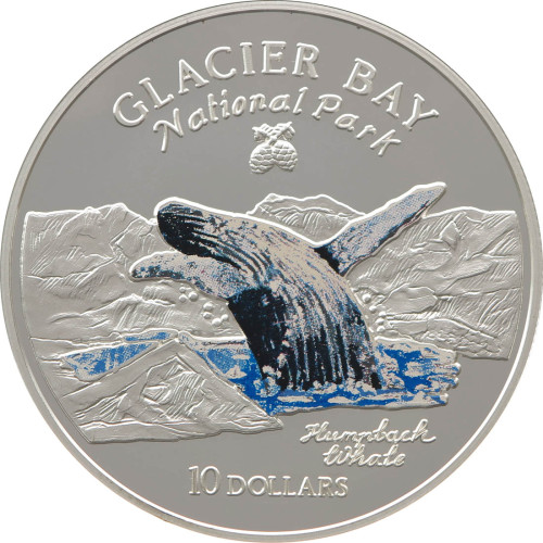 Cook Islands, 10 Dollars 1997, Humpback Whale