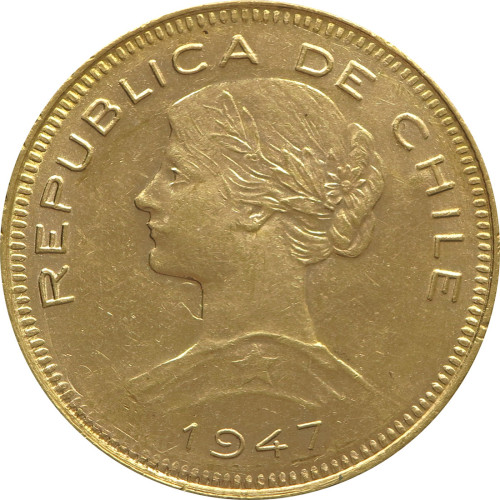 Chile, 100 Pesos 1947