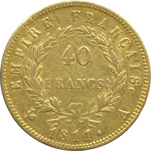 France, 40 Francs 1811 A