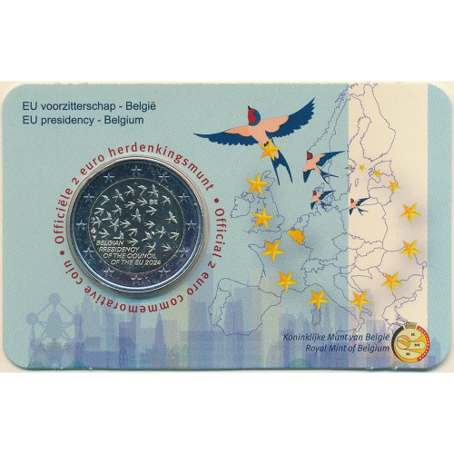 Belgium, 2 Euro 2024, EU Presidency