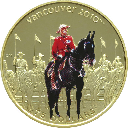 Canada, 75 Dollars 2007, Vancouver Olympics - Mountie