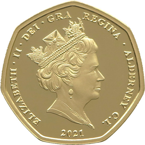 Alderney, 1/4 Sovereign 2021, 50th Anniversary of Decimalisation