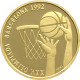 Cuba, 10 Pesos 1990, Olympics - Basketball (1/10 Oz)