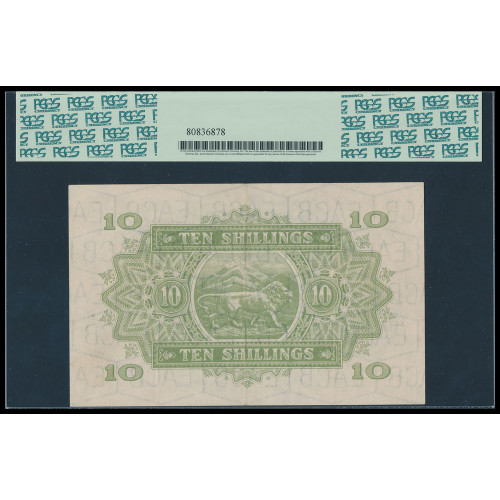 East Africa, 10 Shillings 1957, H56 40277