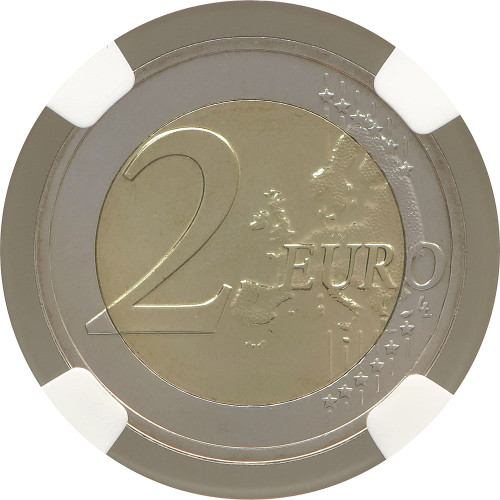 Lithuania, 2 Euro 2021, Zuvintas Biosphere Reserve (Uzraksts uz kantes latviski)