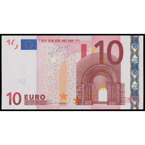 European Union (Germany), 10 Euro 2002 (X), Trichet sign.